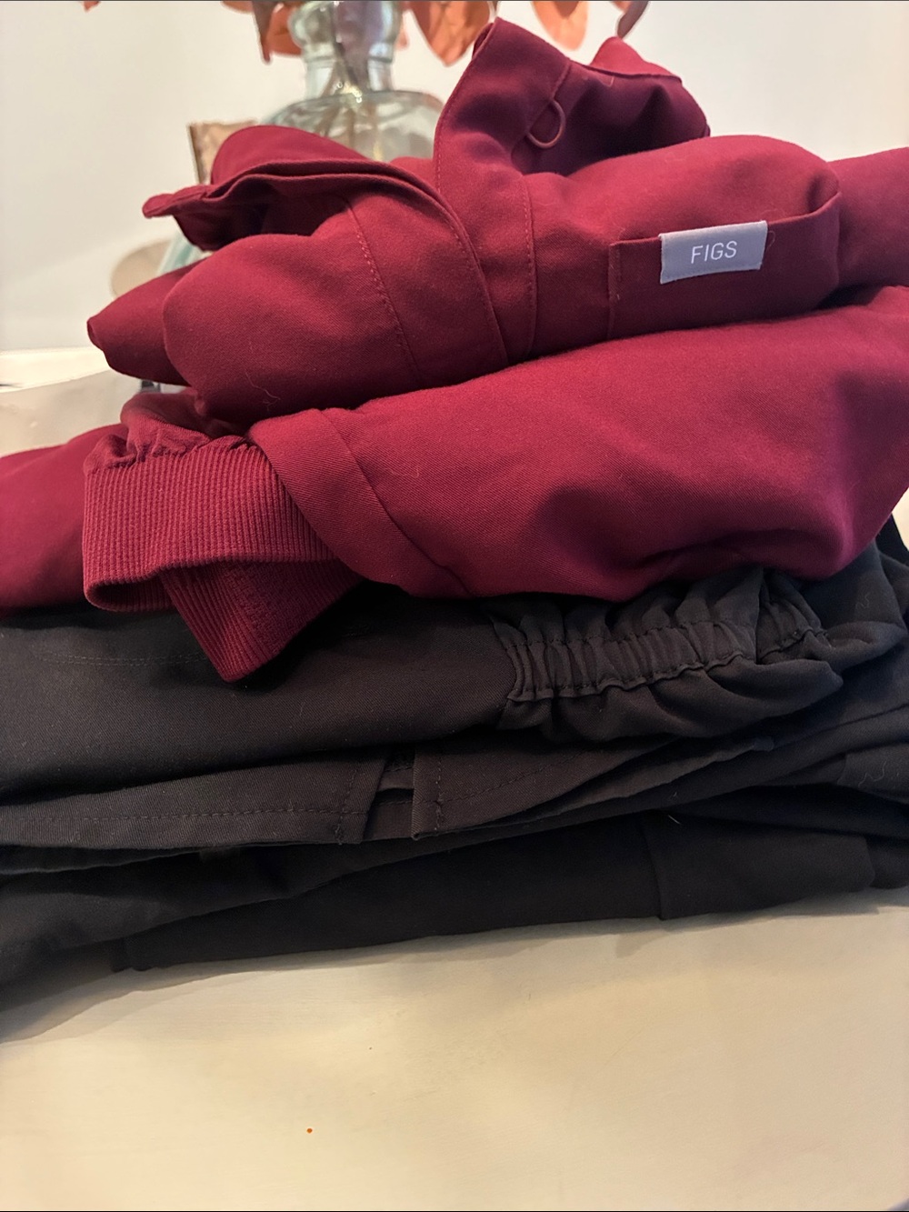 FIGS 3 sets of maternity scrubs